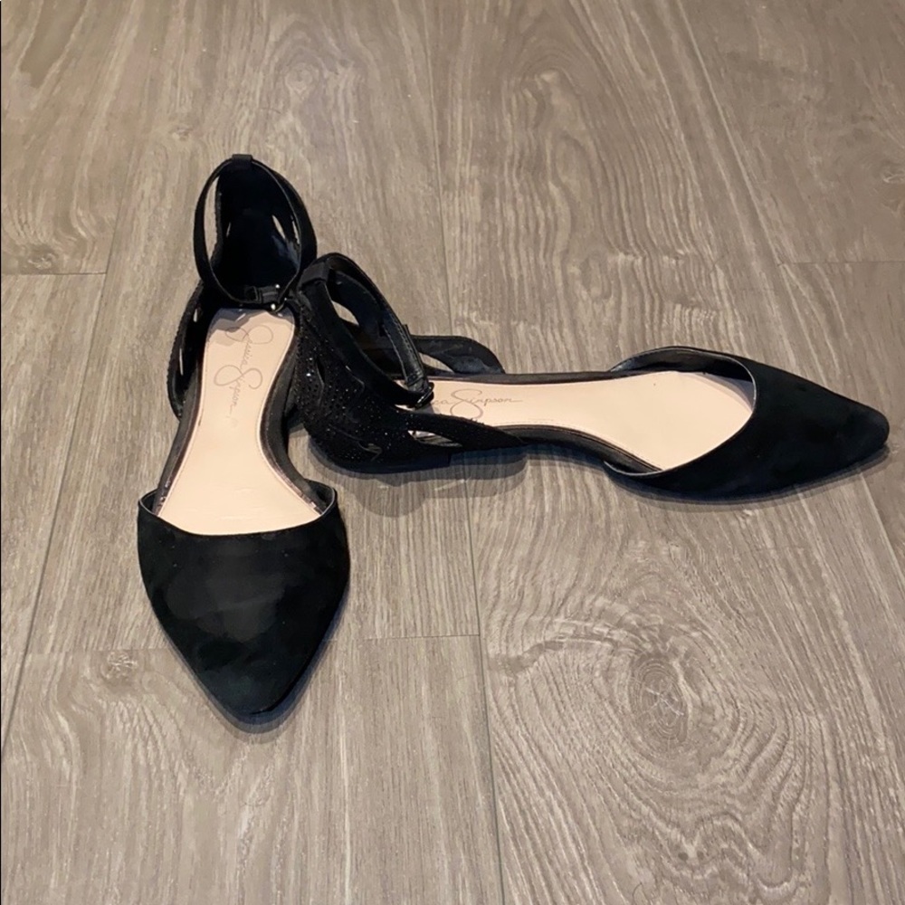 3/$25 - Jessica Simpson Black Flats
